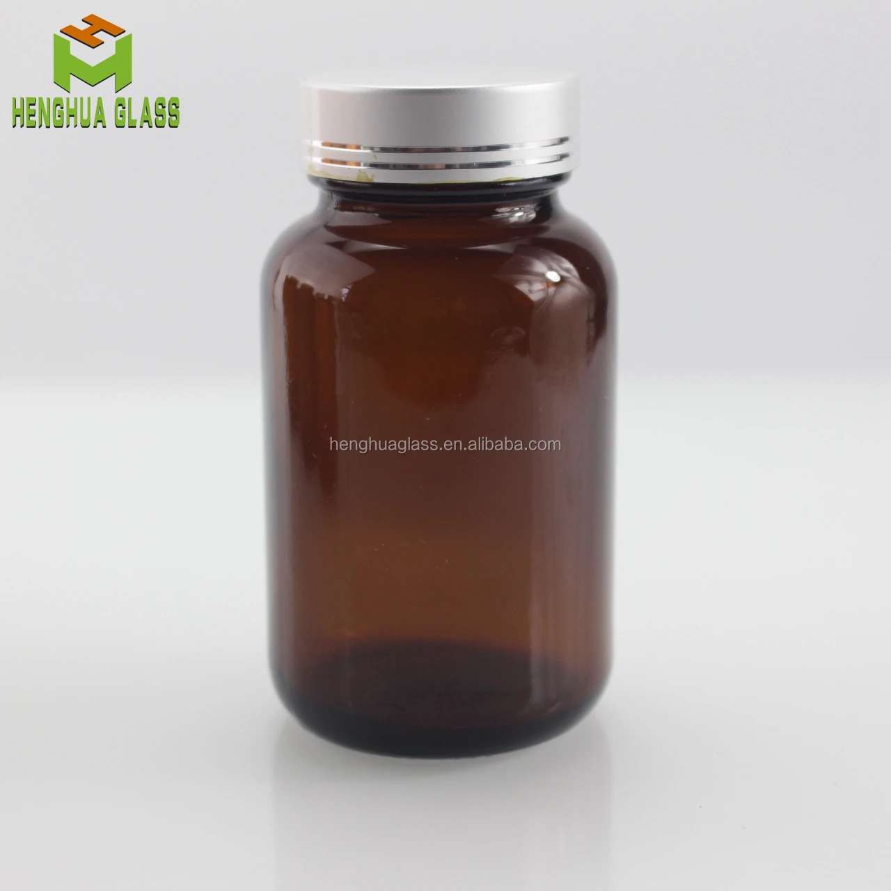 Glass medicine bottle amber glass capsule bottle 120ml