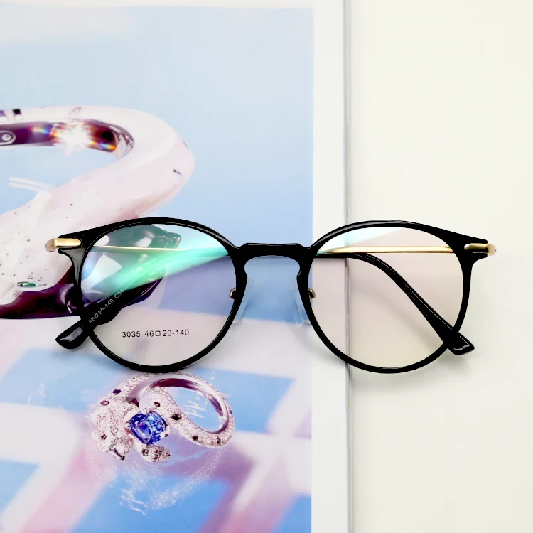 

2021 High Quality Round Shape Eyeglasses TR90 Eyewear Frame Manufacturers Brand Designers Optical Frame For Men Women, Custom color
