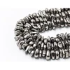 Wholesale silver plated irregular shape 12mm faceted hematite beads
