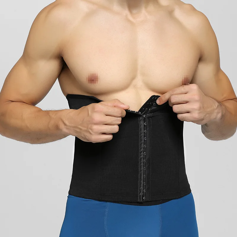 

Mens Ultra Thin Invisible Waist Trainer Belt Body Shaper Belly Compression Band Workout Fitness Girdles, Black, pink, blue, purple
