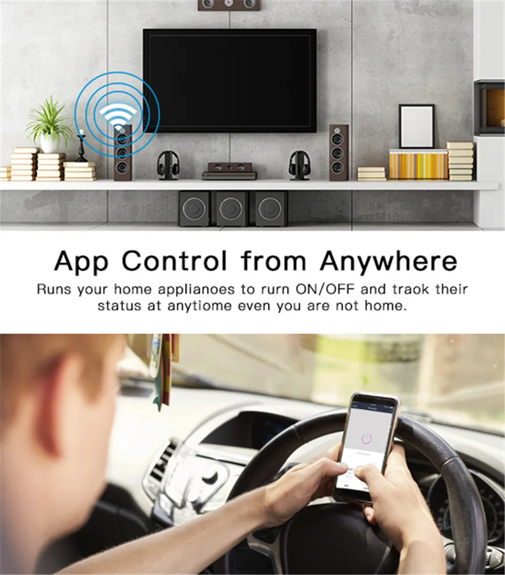 EU UK 4 Gang ZigBee Hotel Switch Home Automation Smart Wall Tuya ZigBee Switch Work with Amazon Google Assistant - ANKUX.COM