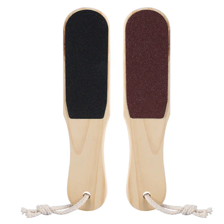 

Personal Design Pedicure wooden Foot File With Long Handle, Wood