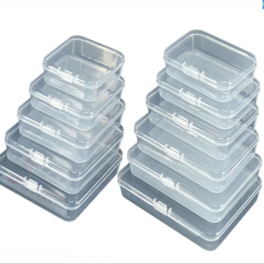 

high quality high clear small batch packaging storage PP plastic box 105mm*75mm*25mm