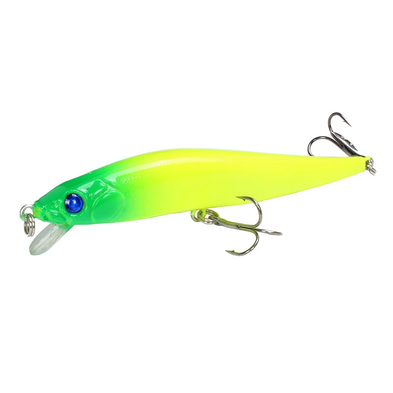 

Mixed Colors Minnow Bait Swim Artificial Hard Fishing Lures For Freshwater, 8 colors