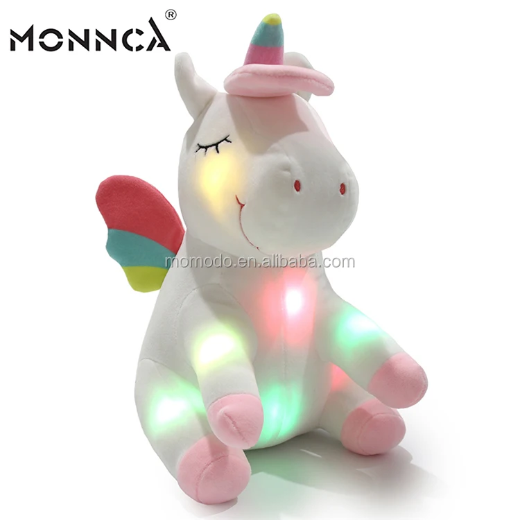 unicorn light up teddy