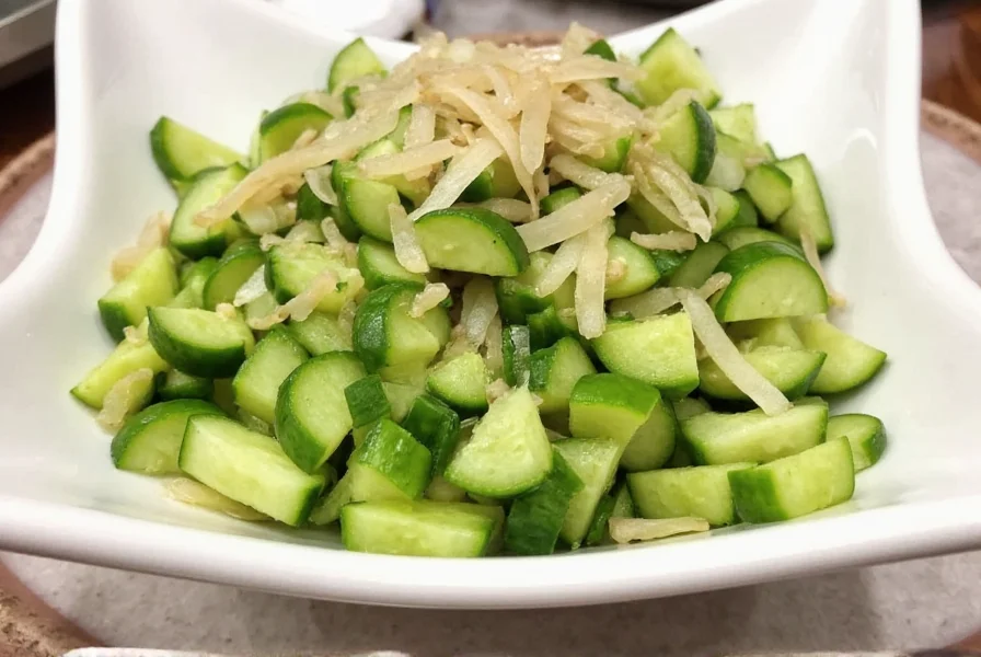 Mixing Spicy Dressing for Oi Muchim