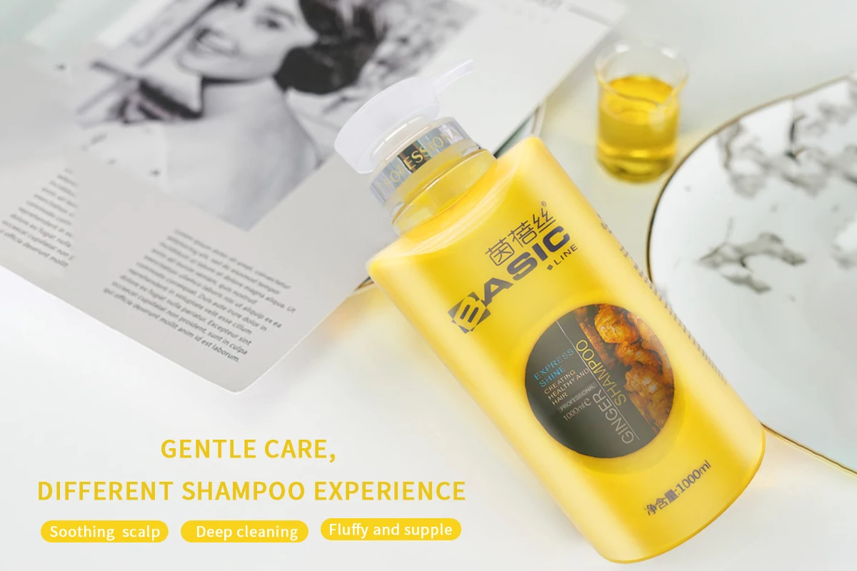 Natural Ginger Shampoo Plant Shampoo Top Quality Private Label Oem