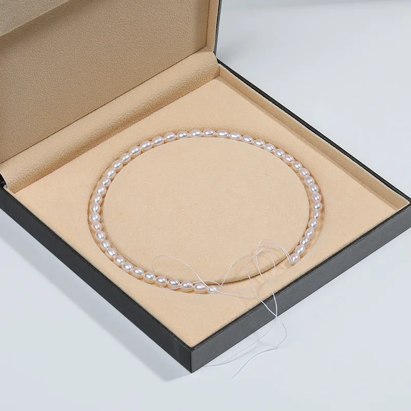 

JUHU European And American Style Ladies Gift Fresh Water Pearl Jewelry Gift Box Packaging Pearl Necklace