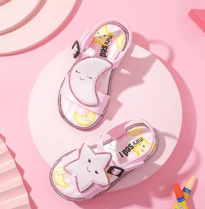 

2020091460 Little Girl Baby Girl lollipop sandal Moon Star Sandals