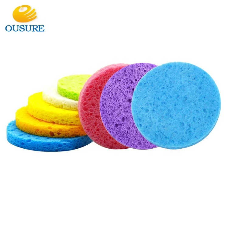 

Eco-friendly compressed disposable spa facial sponges