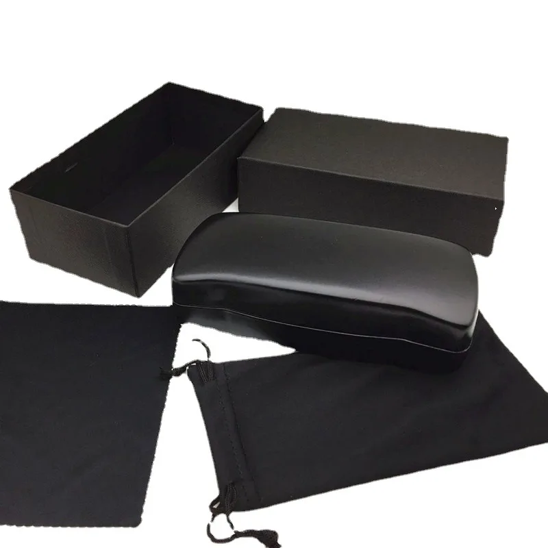

RENNES New Hot-sale Eyewear Glasses Package Rectangle Hard Cases Sunglasses Boxes Logo and Color Custom Cases, Black