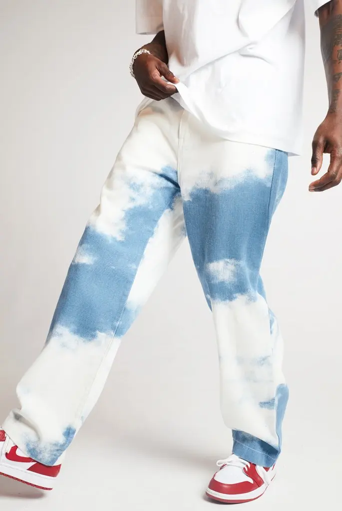 2020 Vintage Fashion Sky Blue And White 