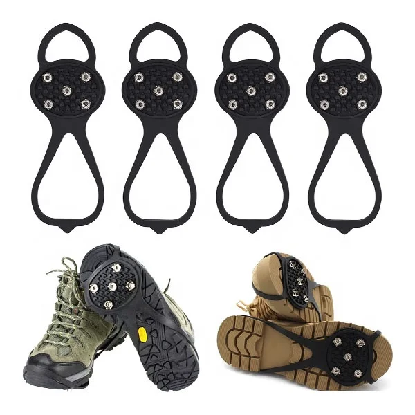 

Amazon Hot Sale Snow Grips Safety Shoes Crampons Mountain Ice Spike crampon, Blue,yellow,black,green