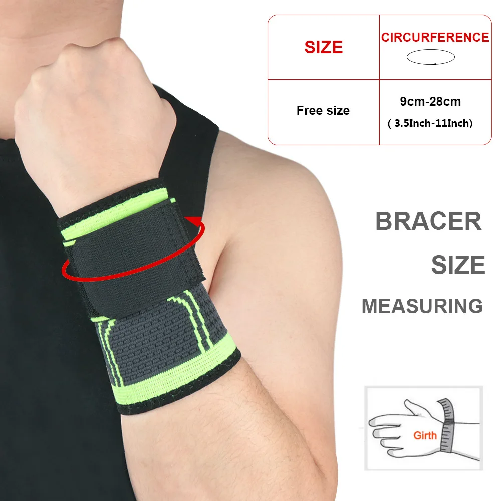 

Hot Selling Custom Logo Wrist Wrap Compression Fitness Accessory Fitness Wristband Handgelenk Bandage Poignet Sports Wrist Guard