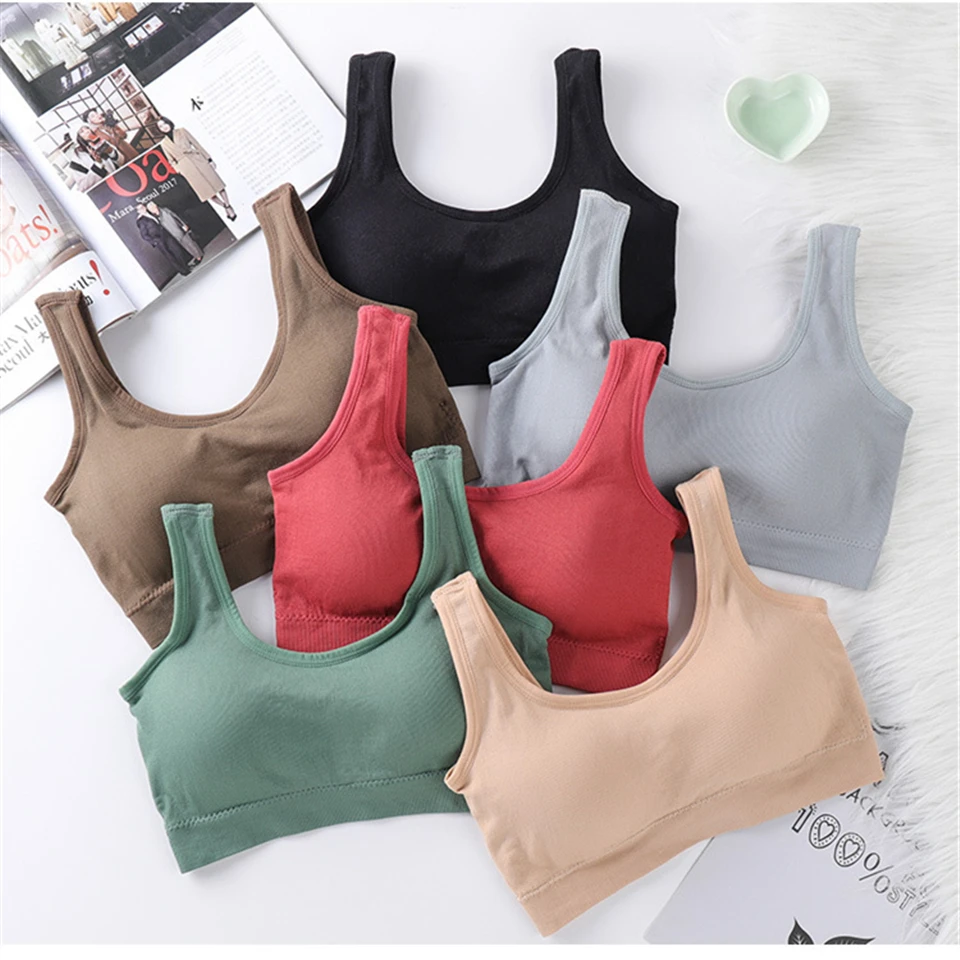 

Bra Women Fashion Girls Yoga Tops Sport Bra Fitness Breathable Yoga Running Sport Bra Cotton Women Tops Sujetador Deportivo