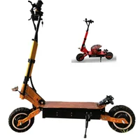 

Hot water proof YUME 60V 5000W powerful 11 "2wheel 2 charger foldable electric scooter for adult with seat