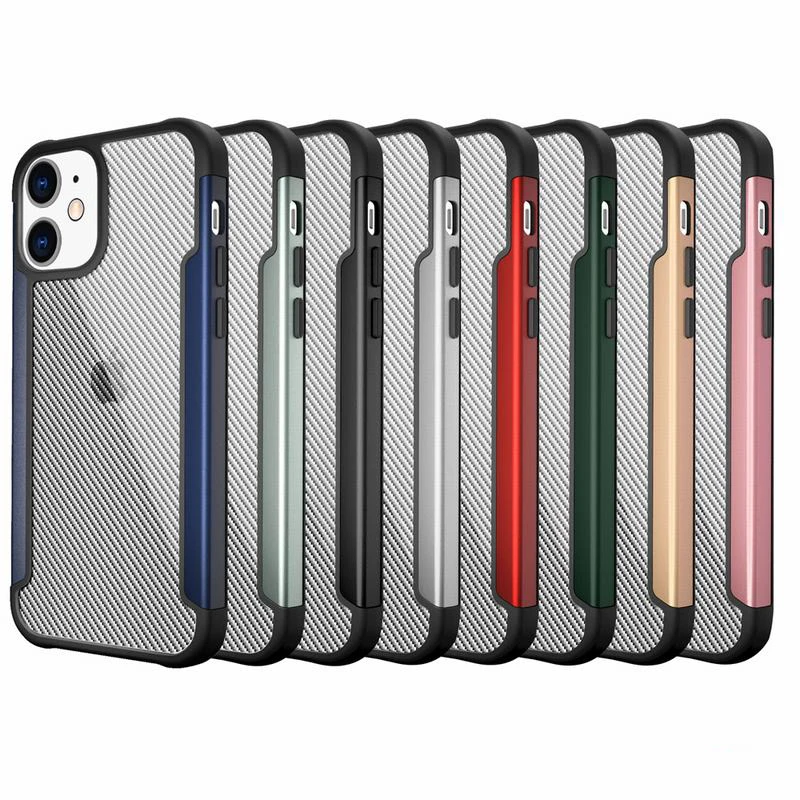 

Carbon Fiber Phone Case For Samsung Galaxy Note 8 9 10 Plus Note 20 Ultra Note20 Armor Cover Protector For iPhone 11 12 Pro Max