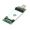 Taidacent 5V to 3.3V 3G 4G Wireless Module WWAN Development Board Holder Mini Pci Express to Usb Adapter Card