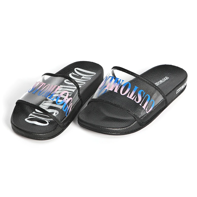 

Hot Sale Custom Printing Logo Pattern Unisex Slippers Blank Plain Men's Eva Pvc Sandals Slides Slippers, Support customization