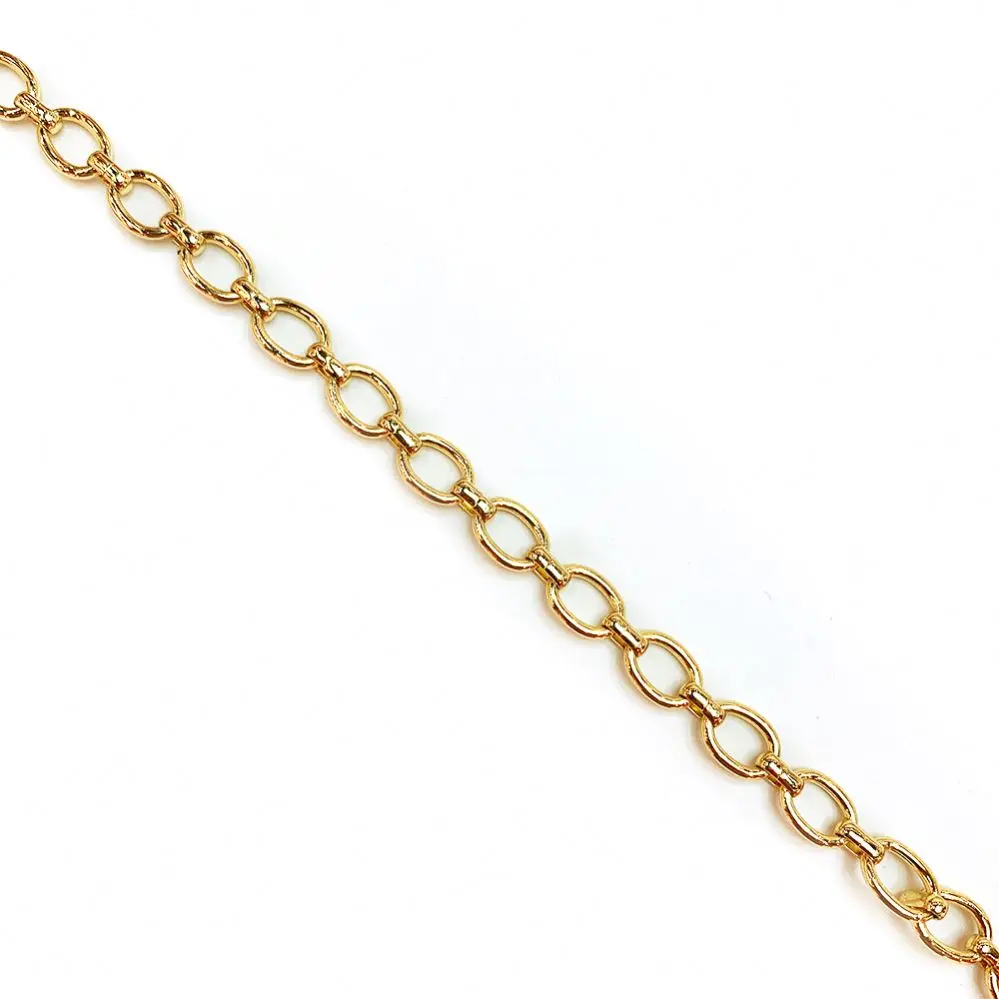 

Free Shipping White Gold Platinum 925 Sterling Silver Plated Copper Jewelry Link Accessories Simple Necklace Chain, Customized color