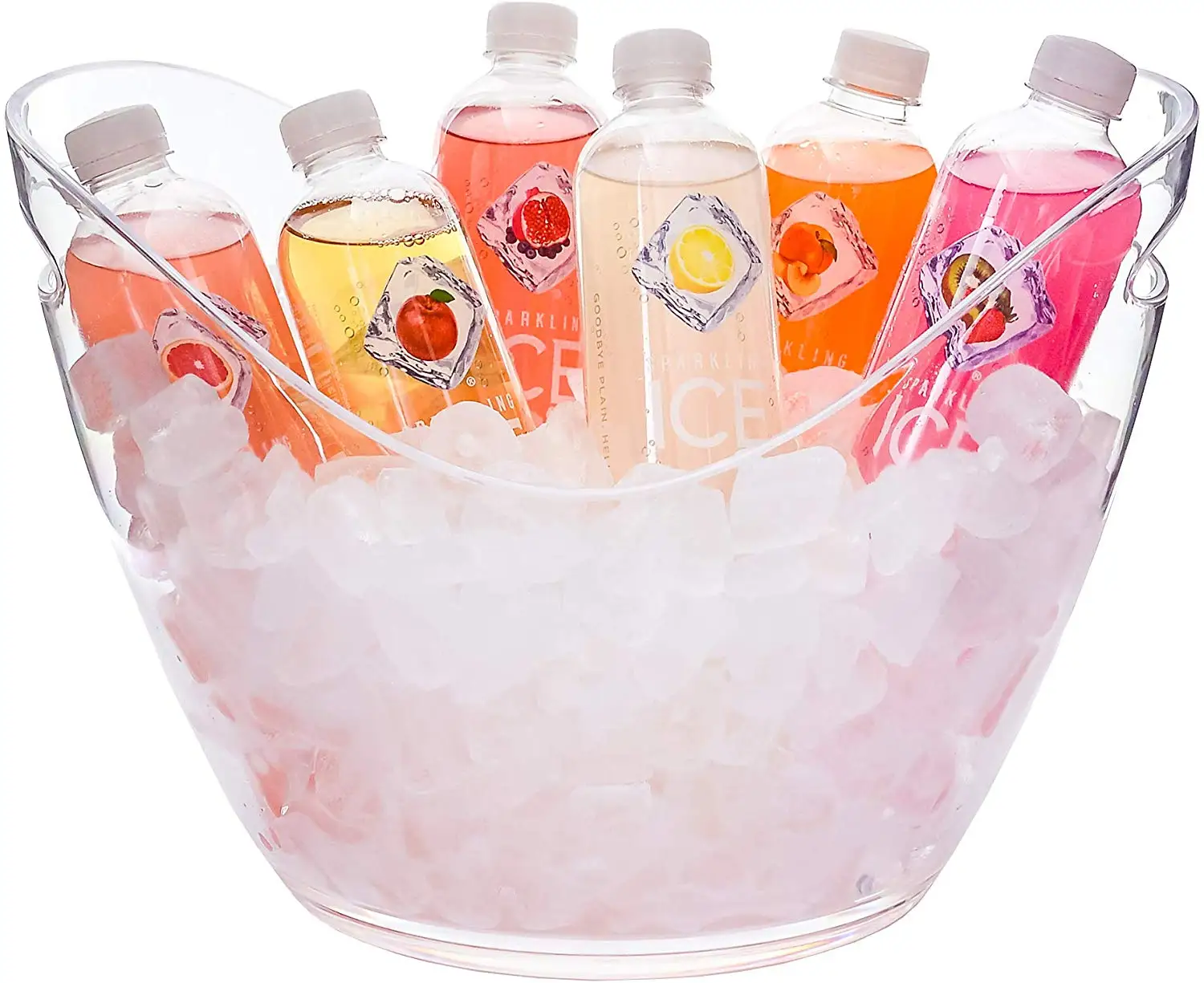 Logo Printed Plastic Ice Buckets For Party Buy Plastic Ice Buckets