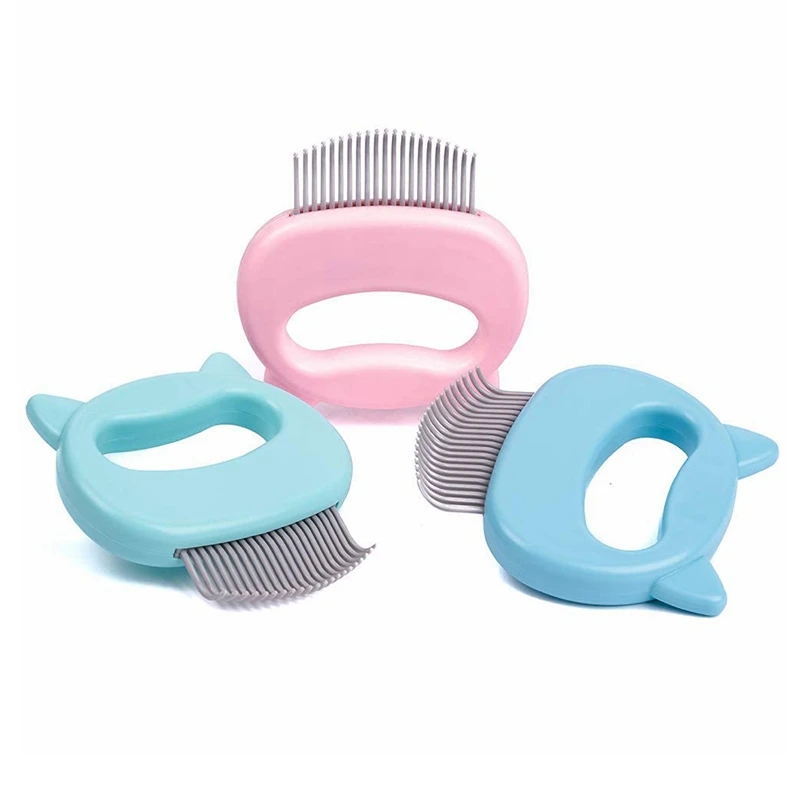 

Wholesale Cat Comb Massager Pet Hair Removal Massaging Shell Comb Massage Tool for Removing Matted Fur, Knots and Tangles, Blue, green, pink