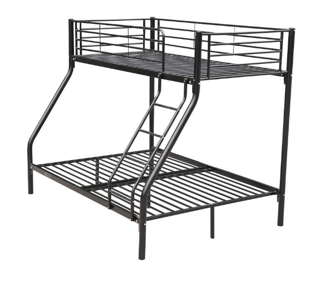 Children And Adults Metal Triple Bunk Bed Frame Iron Double Decker