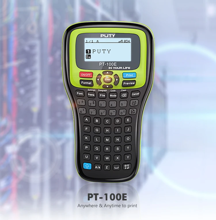 

Hot Sale PT-100E Sticker Printer Auto Cutting Printers Portable Label Printing Machine