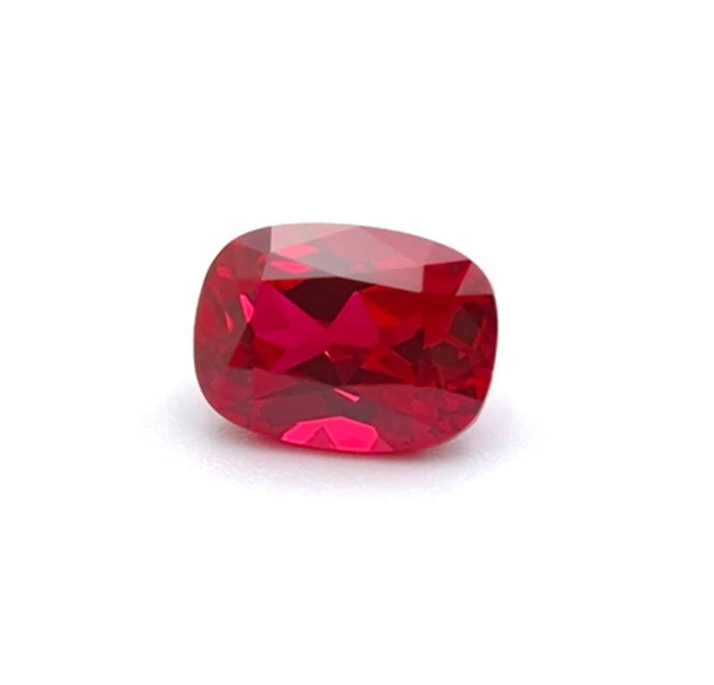 

Redleaf Jewelry gems oval shape loose top quality red ruby lab grown diamond vvs