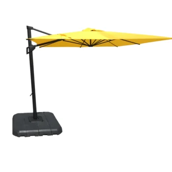 8x8ft Outdoor Waterproof Yellow Square Garden Cantilever Sun Patio Restaurant Umbrella Parasol Buy Umbrella Outdoor Yellow Patio Umbrella Cantilever Umbrella Product On Alibaba Com