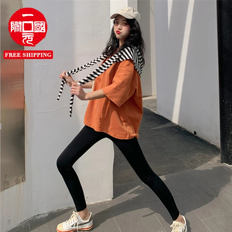 

leggings for women 2021 new outer wear thin tight yoga black leggings