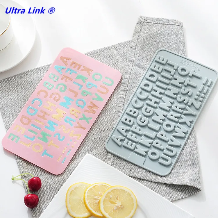 

DIY Letters Cookie Baking Mould Chocolate ABCD Silicone Mould Pastry Tools