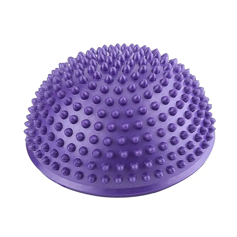 

Foot Massage Ball PVC Inflatable Yoga Balls Anti-Slip Half Point Fit Balance Ball for Gym Fitness Pilates