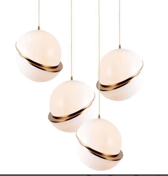 Hanging Lamp Glass Globe Pendant Lights for Kitchen decor