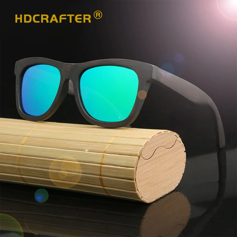 

HDCRAFTER wood Polarized uv400 unisex sunglasses for women men eyewear manufacturer natual OEM fashion 2021 natual new