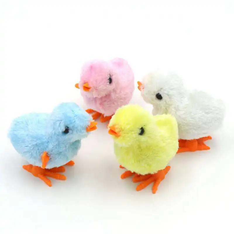 Wind Up Chicken Simulation Plush Toy