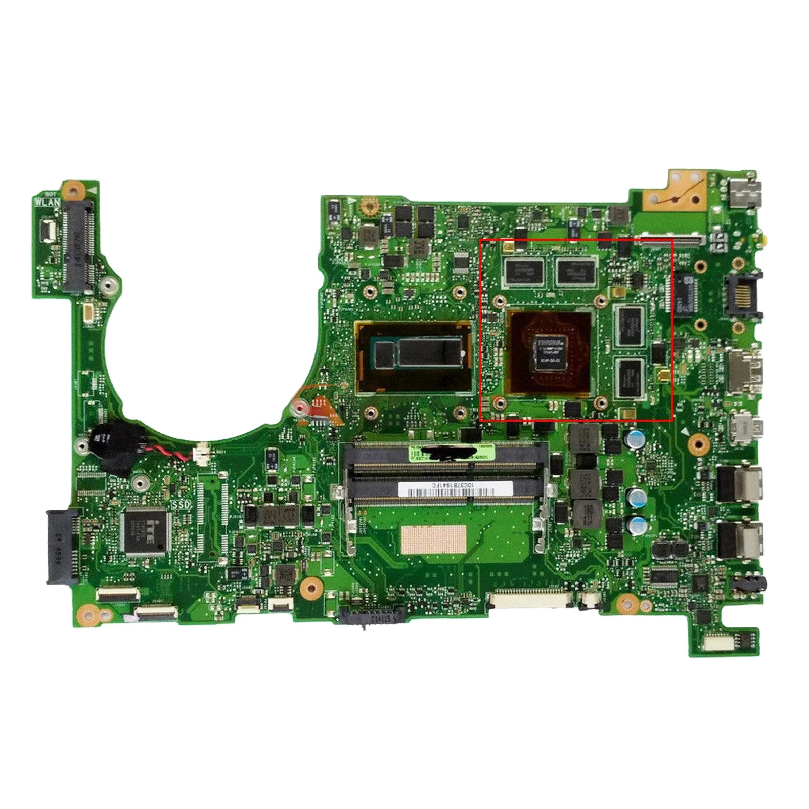 

Notebook Mainboard For ASUS N550LF N550L Q550LF Q550L Laptop Motherboard I5-4200U I7-4500U GT745M/2G MAIN BOARD TEST OK