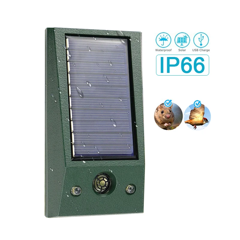 

2020 Hot Selling Ultrasonic Animal Repeller Solar Powered Deer/monkey/cat/wild Pig/bird Animal Repeller Bird Repeller