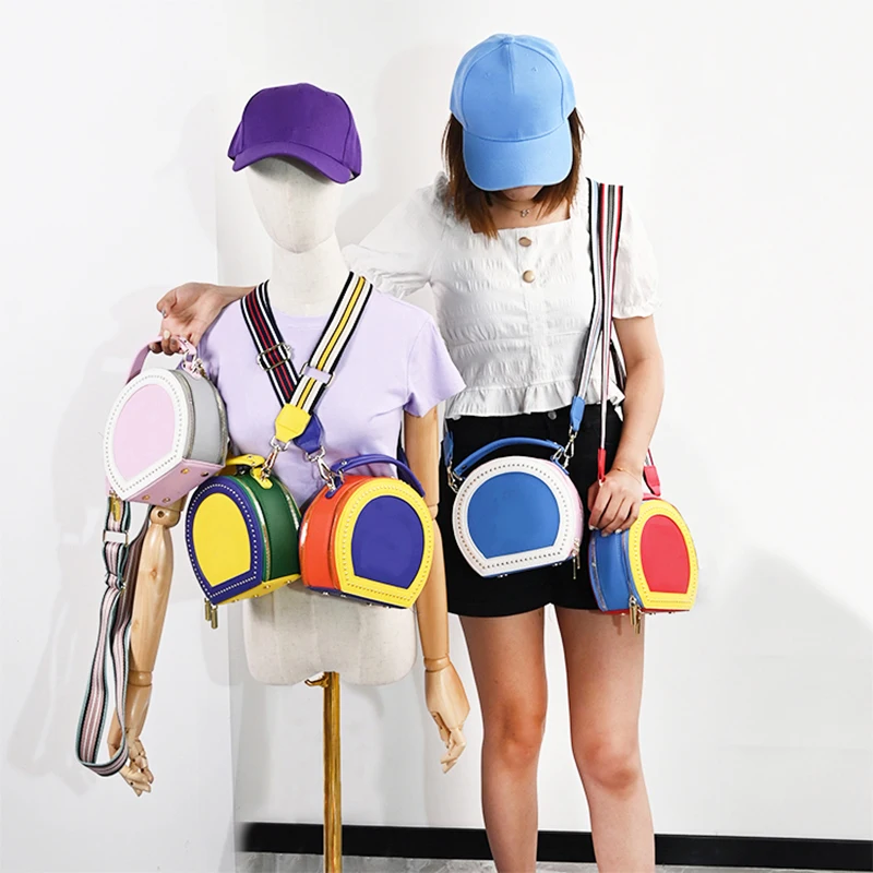 

Ladies Designer Hand Bags Famous Brands Round Bags Women Replicate Handbag Luxury Ny La Purse And Hat Set New York