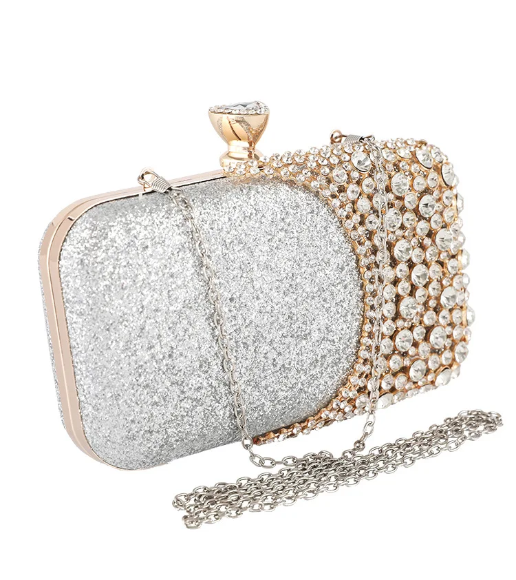 

2021New Hot sell European and American party ladies handbag Diamond banquet clutch dress evening bag handbag