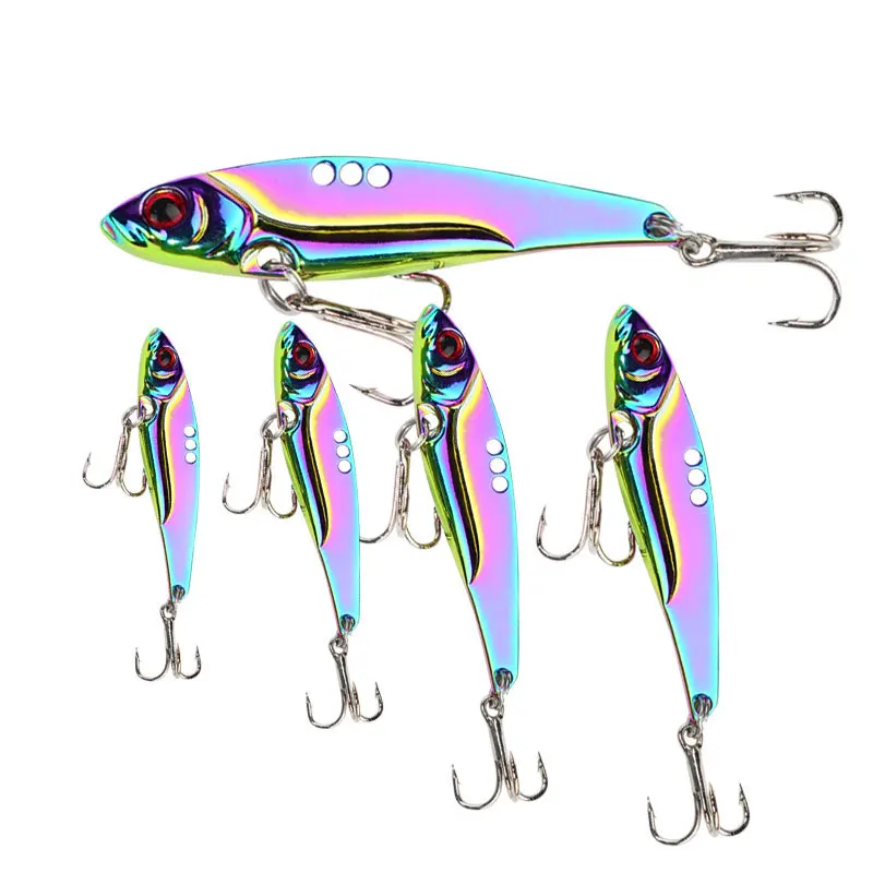 

Metal VIB Fishing Lure Fishing Tackle Pin 7/10/15/18/25g Crankbait Vibrating Lures Sinking Lure, Various