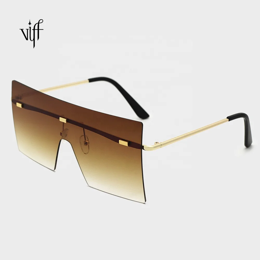 

VIFF Rimless Square Sunglasses 2020 HM20123 Rimless Square Oversized Vintage Glasses Cool Fashion Sunglasses