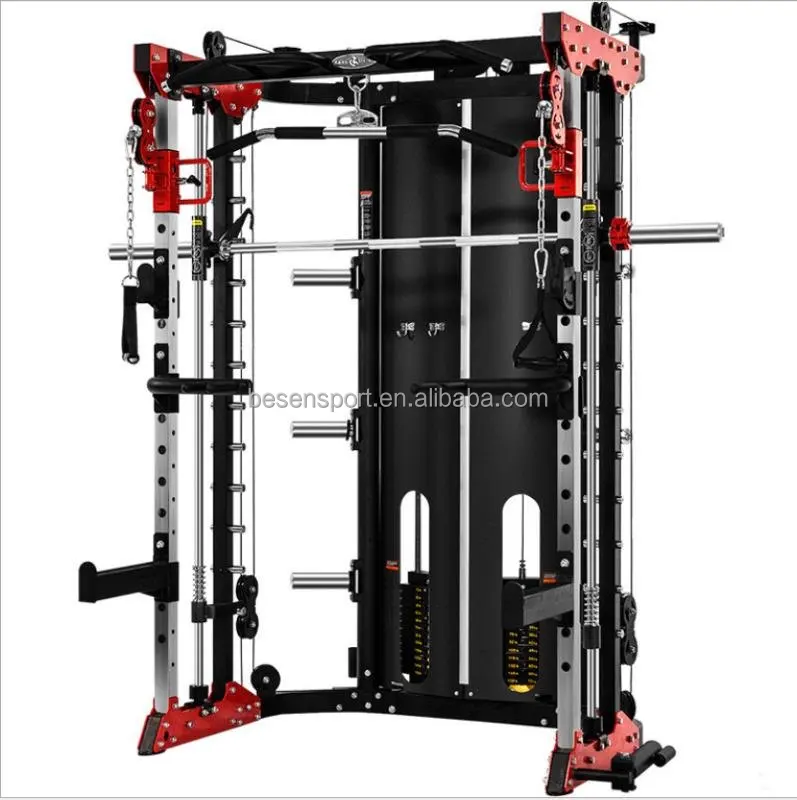 

Commercial fitness gym multi Functional Trainer smith machine squat rack, Choosable