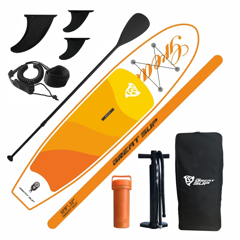 

Popular summer stand up board customize inflatable paddle board surfboard with accessories special design paddle board