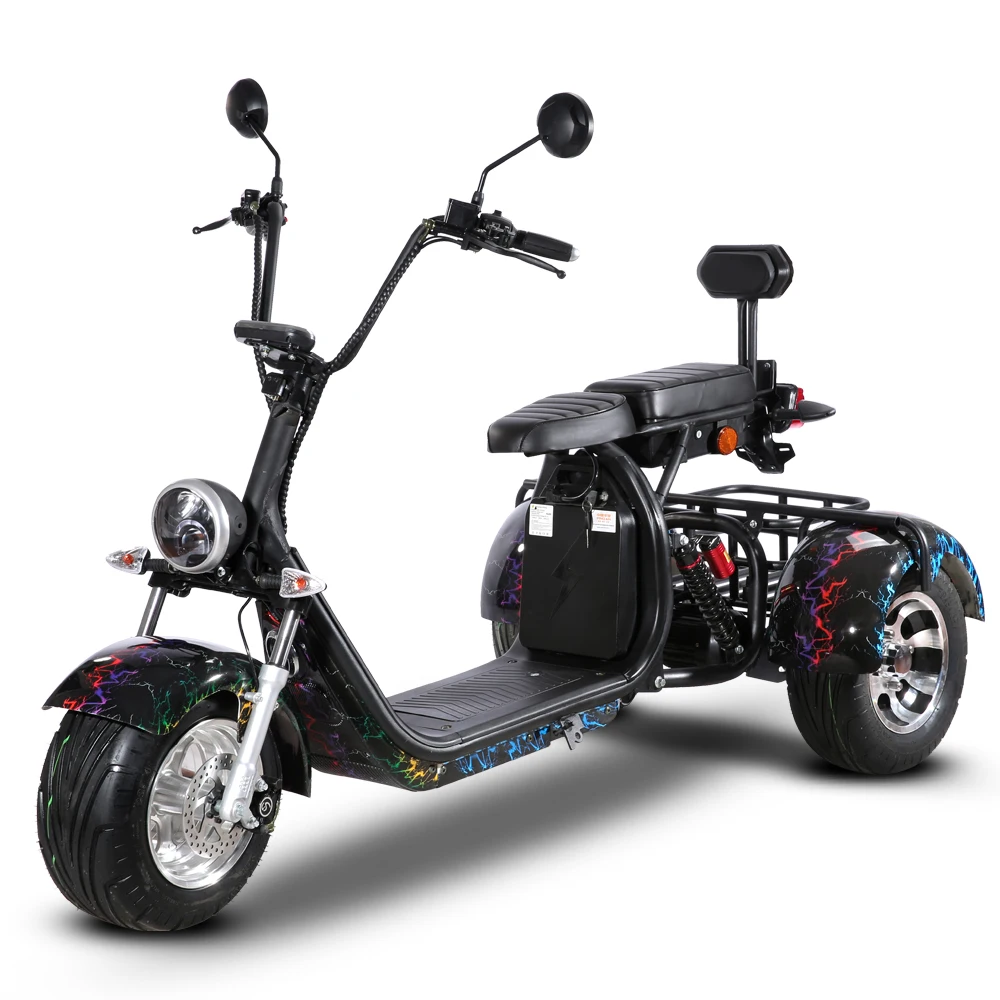

EU warehouse spot 48V 2000W escooter 20AH electric scooter citycoco with coc certification