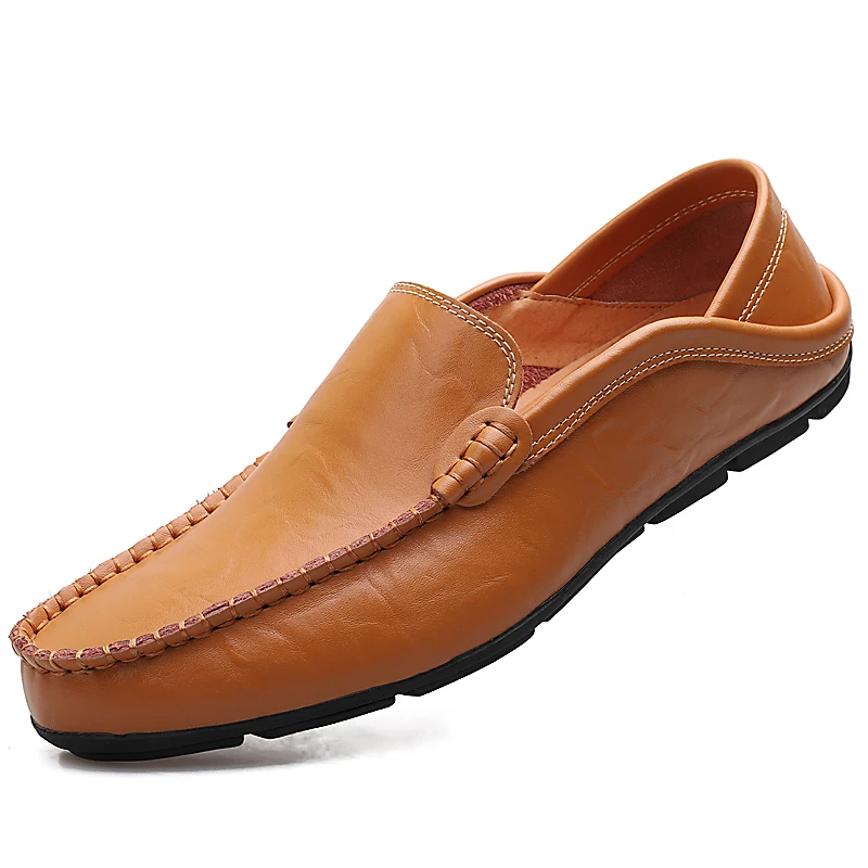 

Soft Moccasin Driving Casual Genuine Leather Boats Men Loafers Shoes