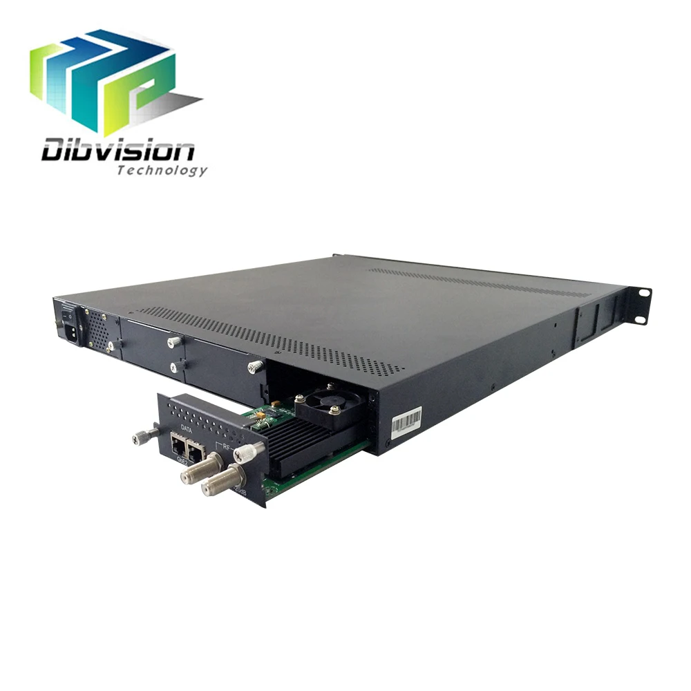 

Professional 2 GigE in 64QAM out catv headend modulator for cable DTV head-ends