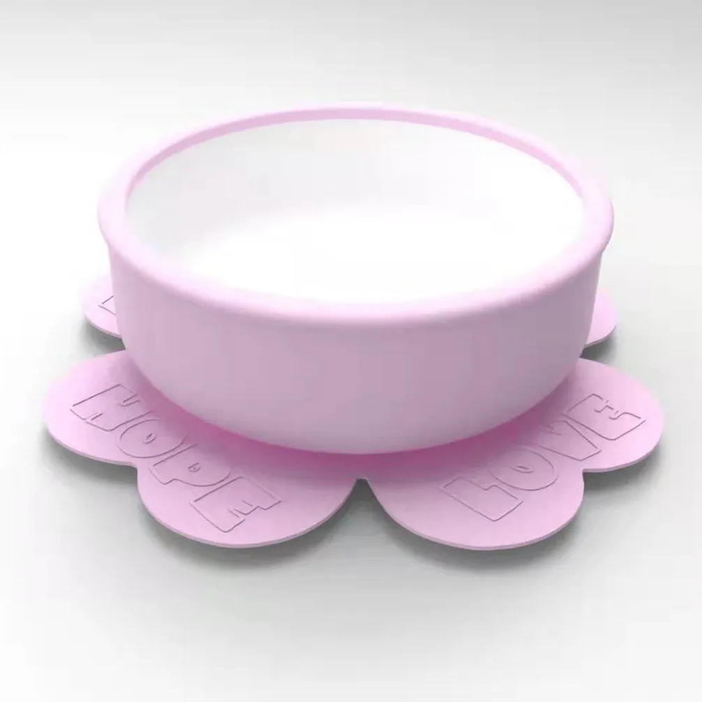 

Amazon Hot Sale Food Grade Non-toxic BPA Free Collapsible Feeding And Eating Silicone Baby Bowl