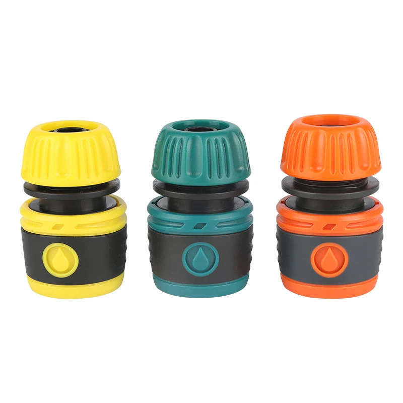 

Gardening tool 1/2" Plastic Hose Mender 3/4" Hose quick connectors water hose Twist Nozzle set, Green