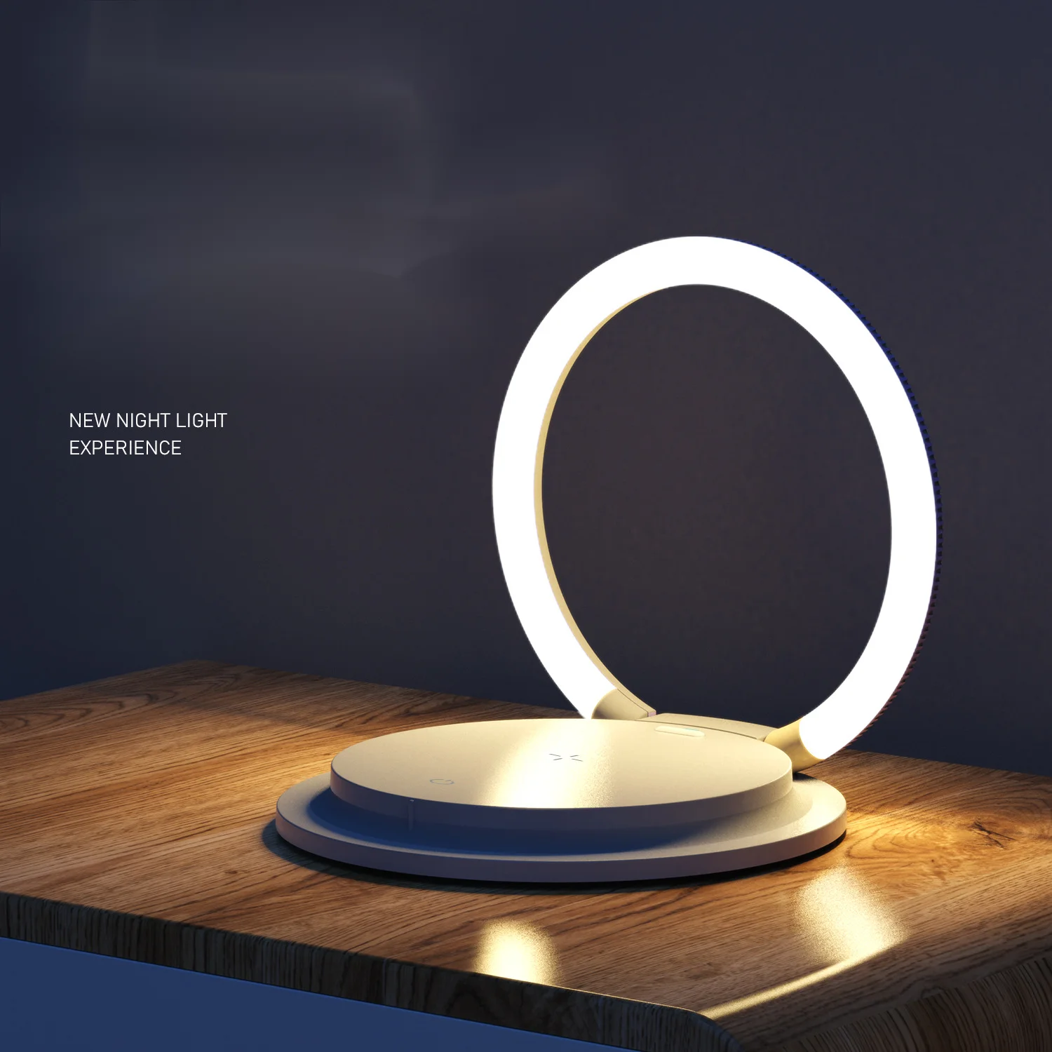 

15W Wireless Charger 3 Gear Creative LED Night Light Portable Phone Stand Folding Bedside Lamp 3 in 1 Wireless Charger With LED